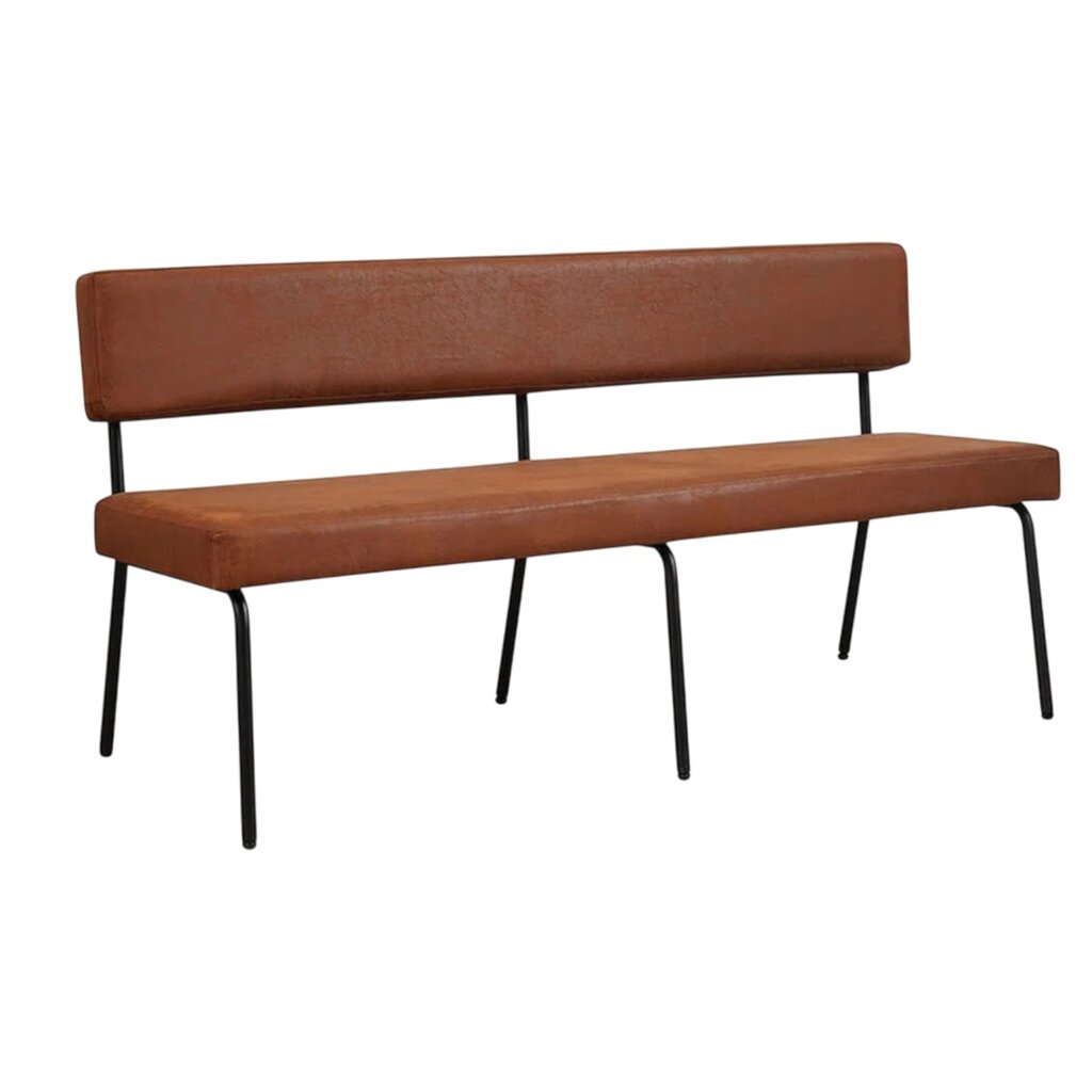 MN Kantinebank Espen 160 cm Eco-leer