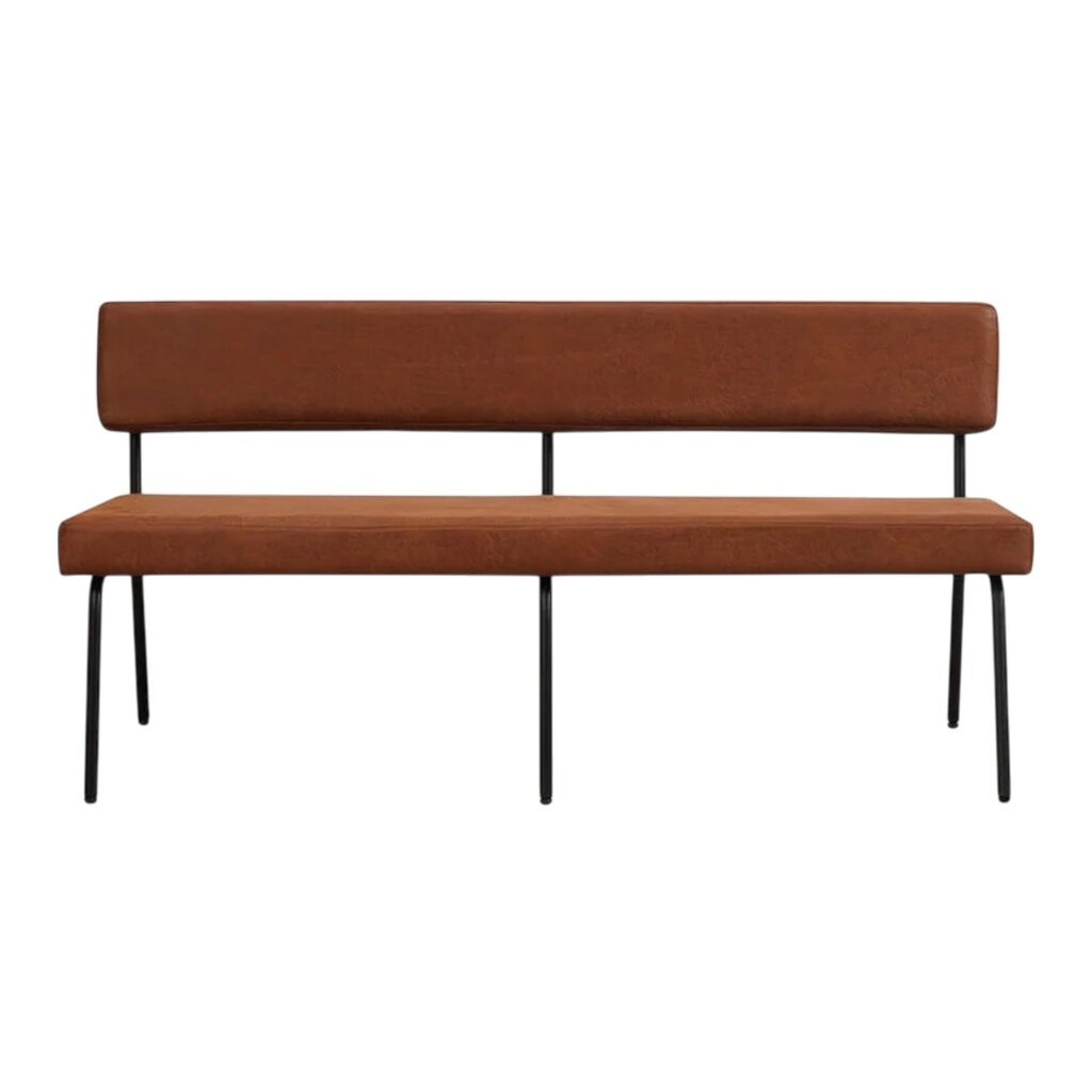 MN Kantinebank Espen 190 cm Eco-leer