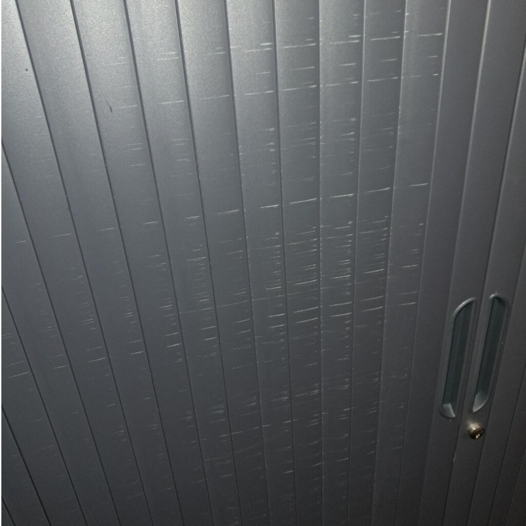 Tweedehands Roldeurkast Antraciet B-Keus H195xB120xD45