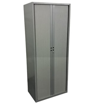 Gispen Meta Roldeurkast Zilvergrijs Zilvergrijs H195 x B80 x D47