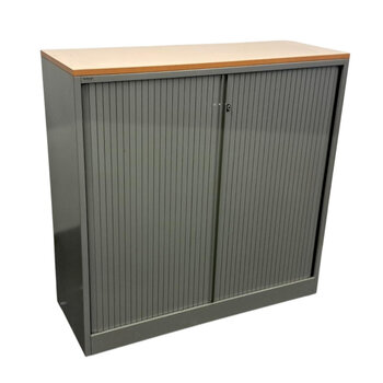 Ahrend Roldeurkast Zilvergrijs Ahorn B-Keus 120 x 120 x 45
