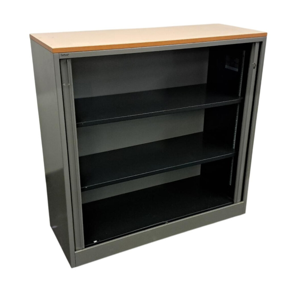 Ahrend Roldeurkast Zilvergrijs Ahorn B-Keus 120 x 120 x 45