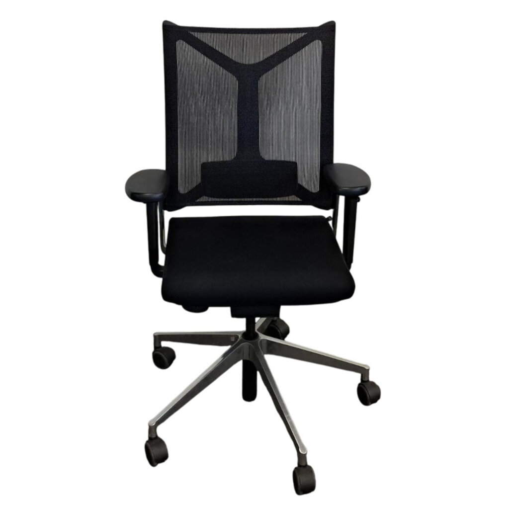 Girsberger Camiro Bureaustoel Zwart Chroom NPR1813