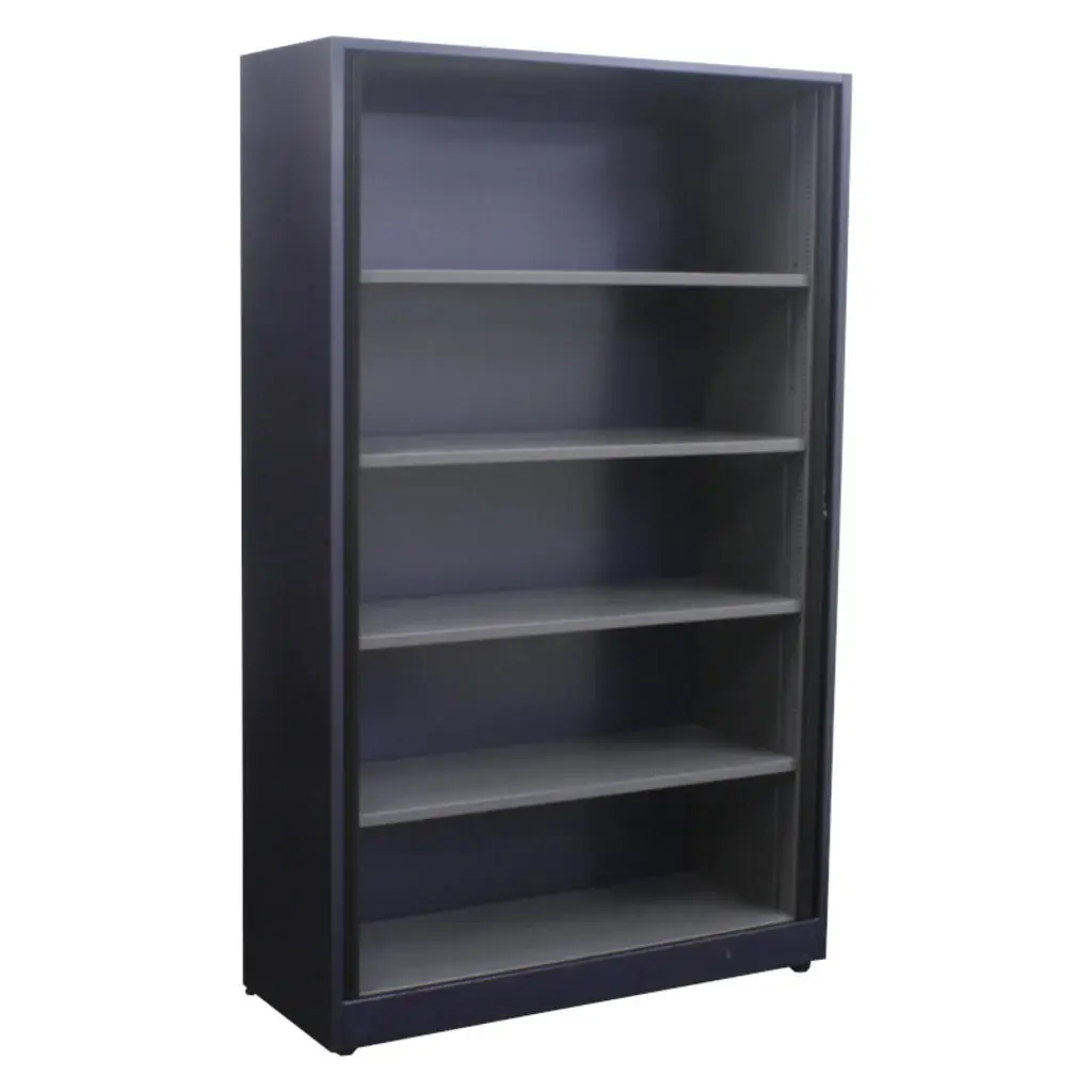 Ahrend Roldeurkast Blauw Zwart B-Keus 195 x 120 x 45