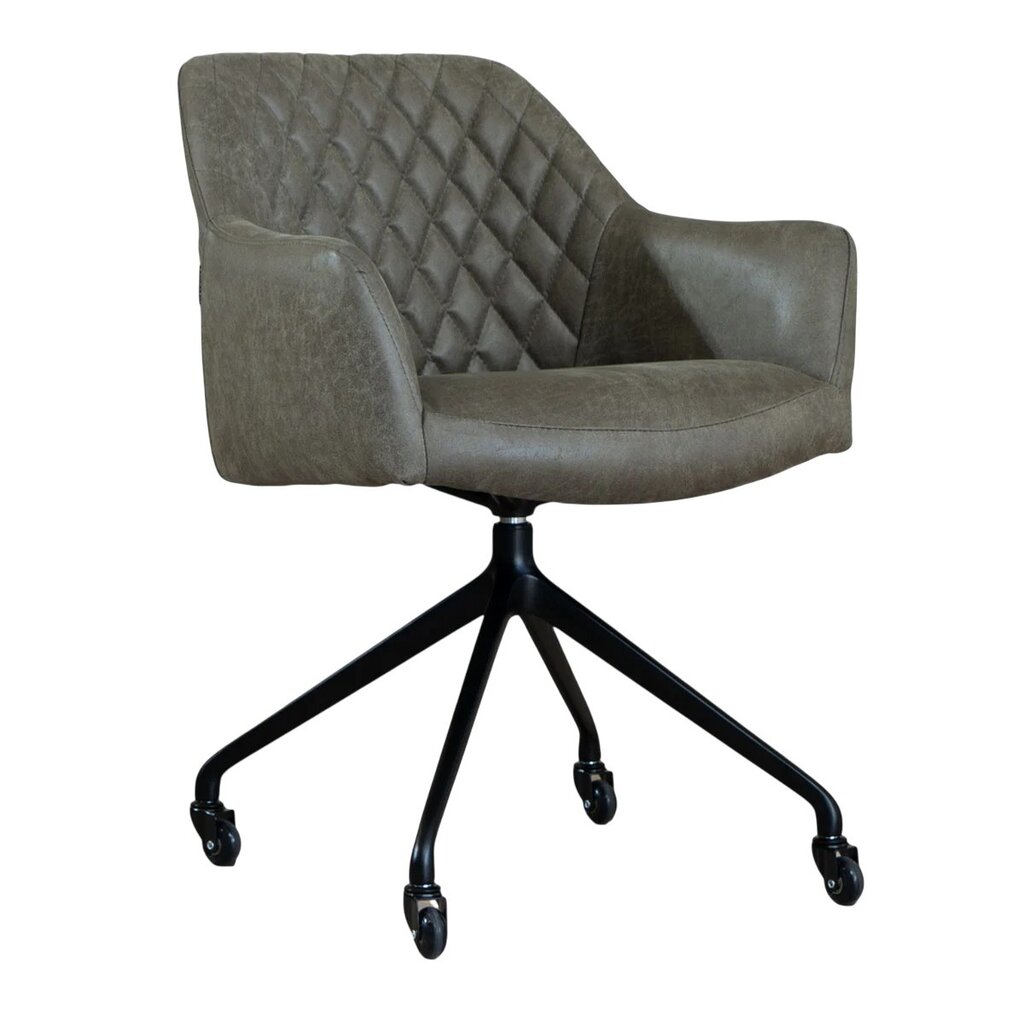 MN Home Oslo Verrijdbare Vergaderstoel Eco-Leer