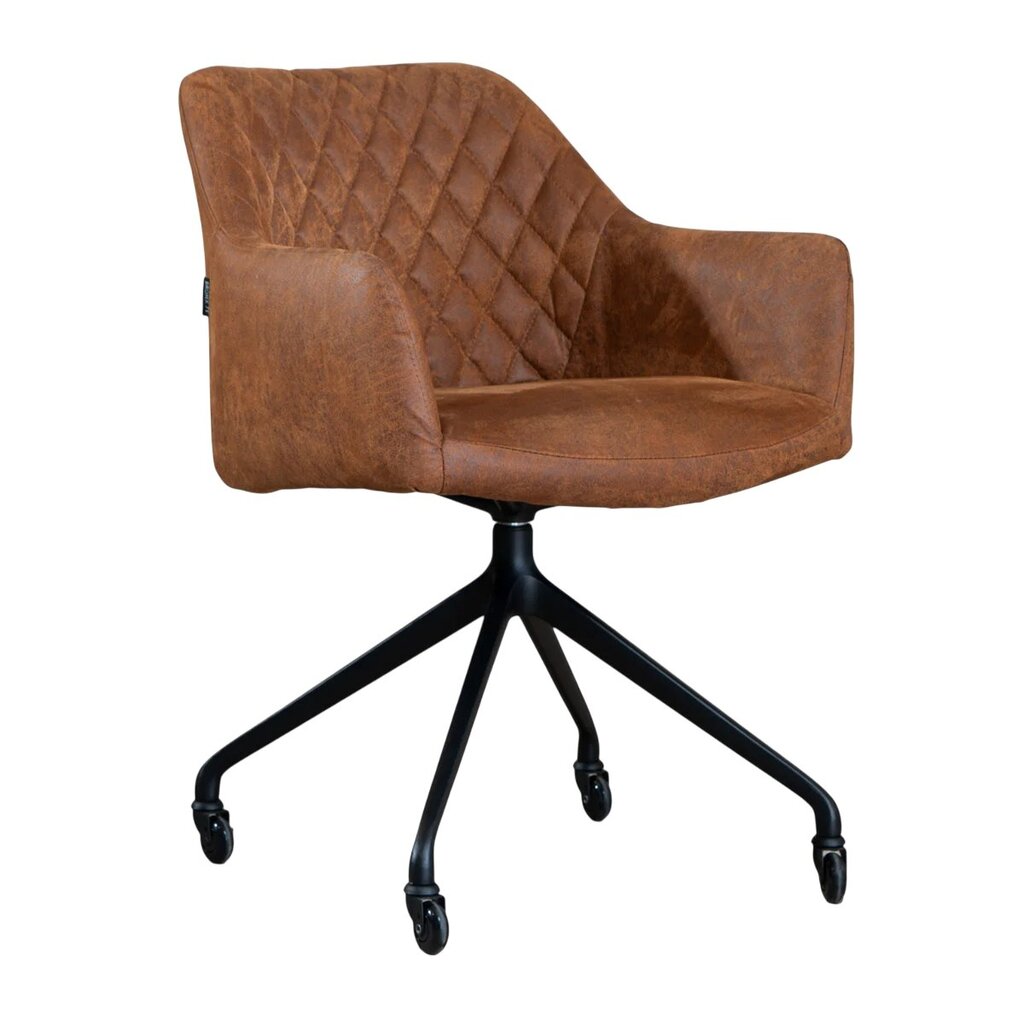 MN Home Oslo Verrijdbare Vergaderstoel Eco-Leer