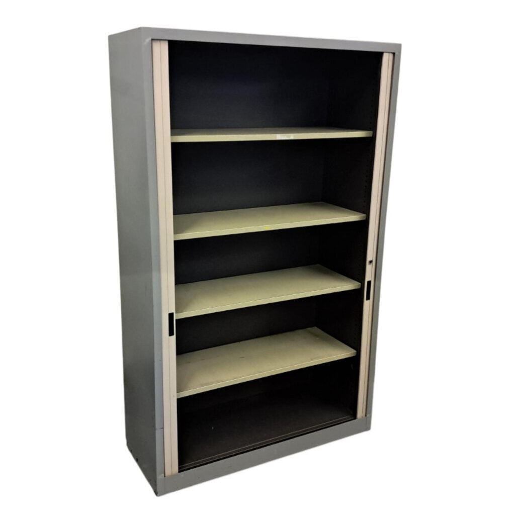 van Blerk Roldeurkast Grijs Lichtgrijs H195xB120xD45