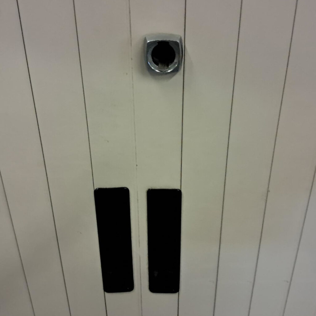 van Blerk Roldeurkast Grijs Lichtgrijs H195xB120xD45