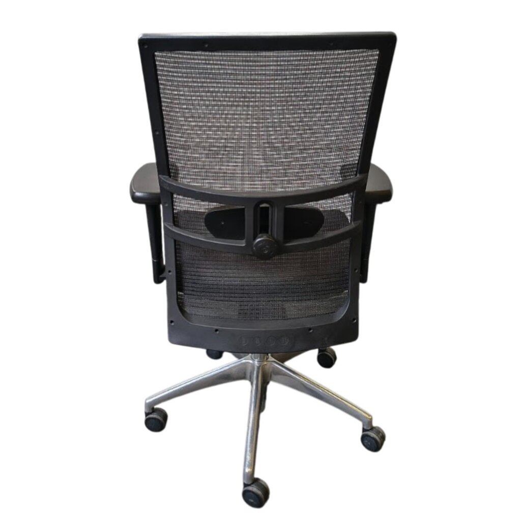 Gispen Omnis Netweave Bureaustoel Zwart Chroom NPR1813