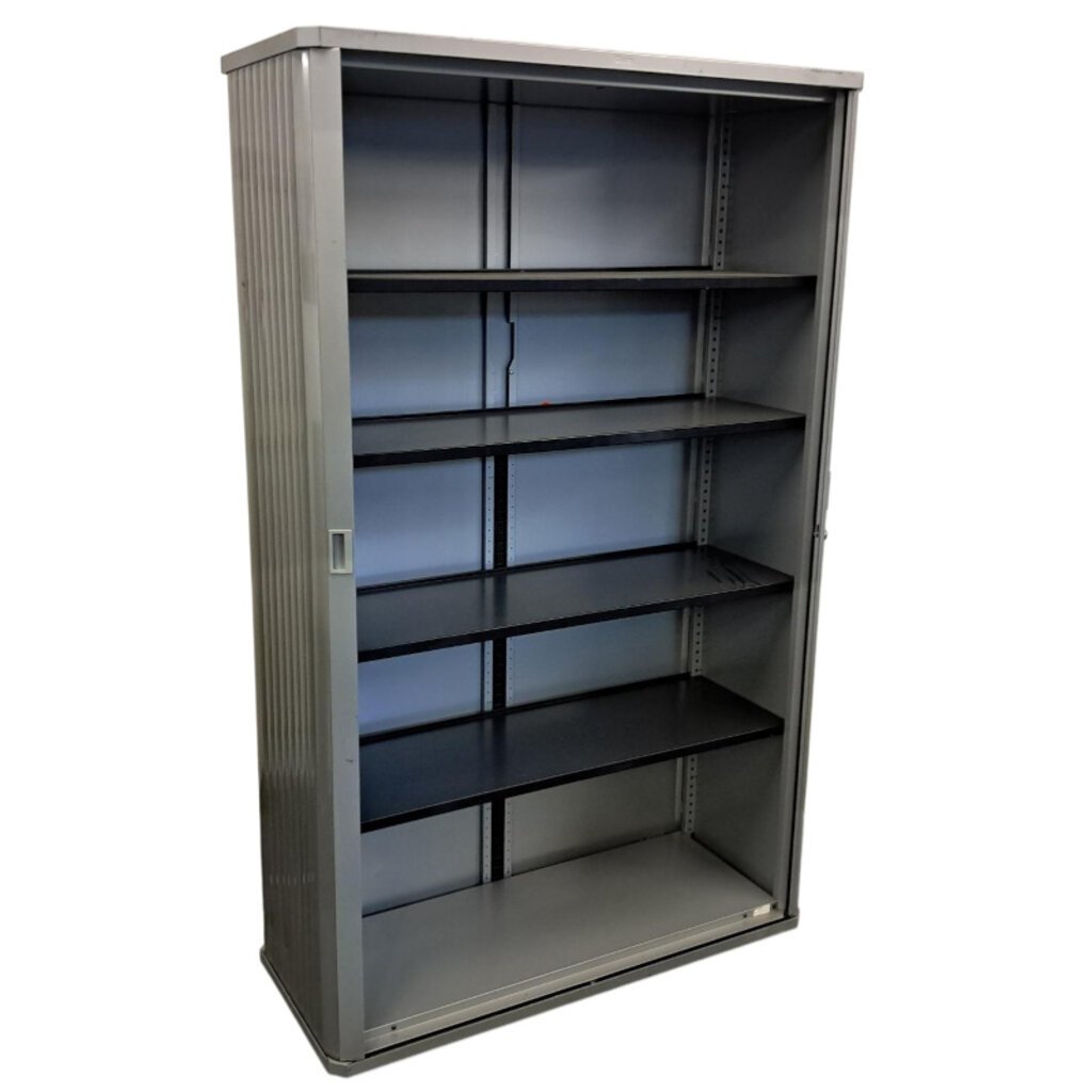 Gispen Octa Roldeurkast Zilvergrijs 195 x 120 x 50 B-Keus