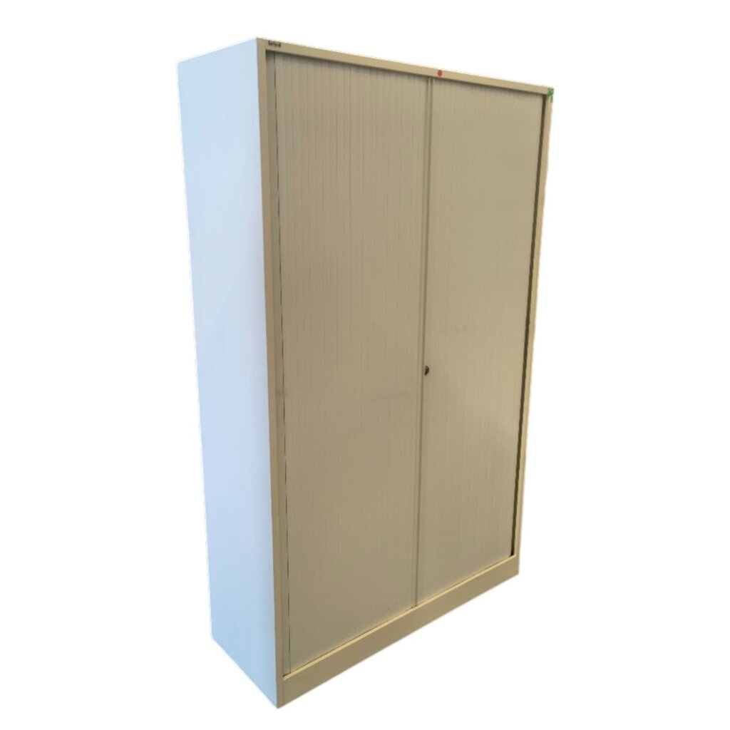 Ahrend Roldeurkast Wit/Creme H195xB120xD45