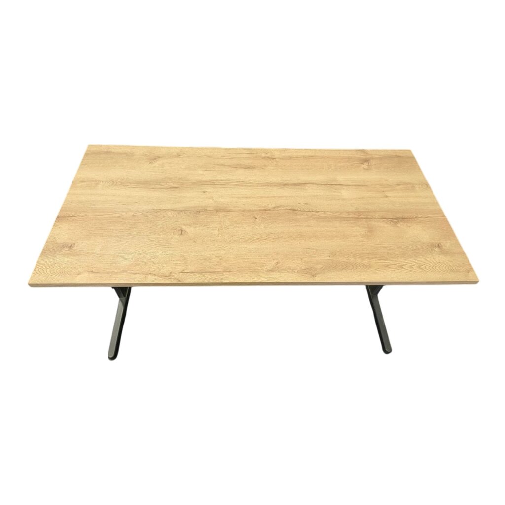 Aspa Bureau Antraciet Onderstel Eiken Blad Nieuw B160xD80