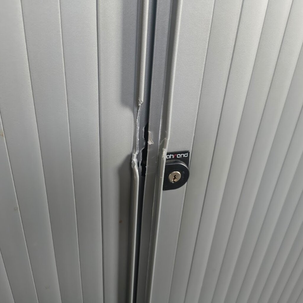 Ahrend Roldeurkast Zilvergrijs Zilvergrijs 195 x 120 x 45 B-Keus