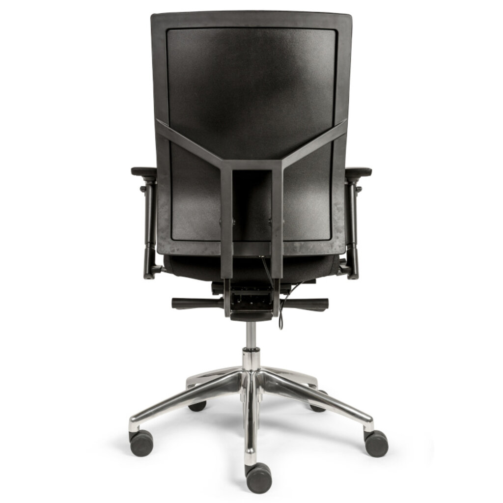 MN Vigo Bureaustoel Zwart Chroom Gebruikt