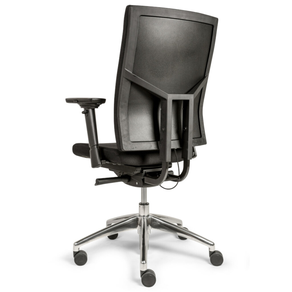 MN Vigo Bureaustoel Zwart Chroom Gebruikt