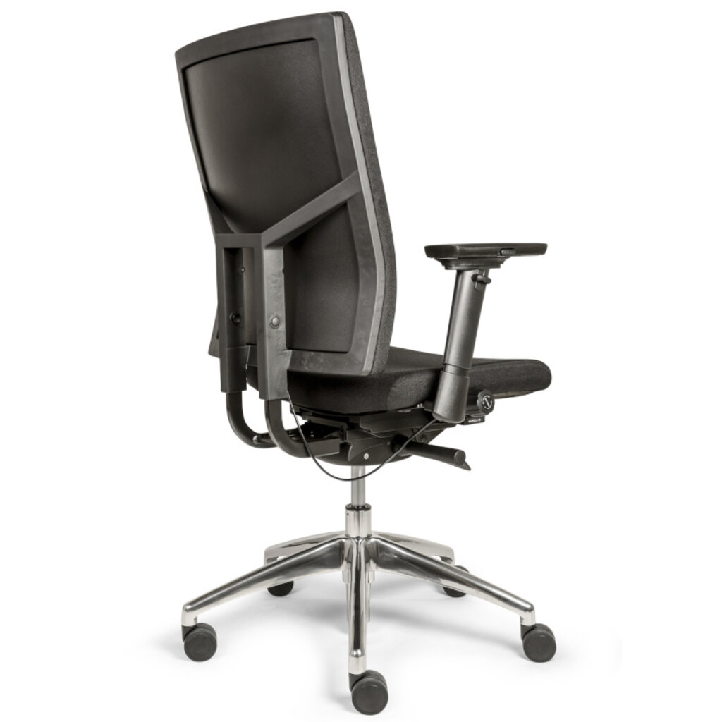 MN Vigo Bureaustoel Zwart Chroom Gebruikt