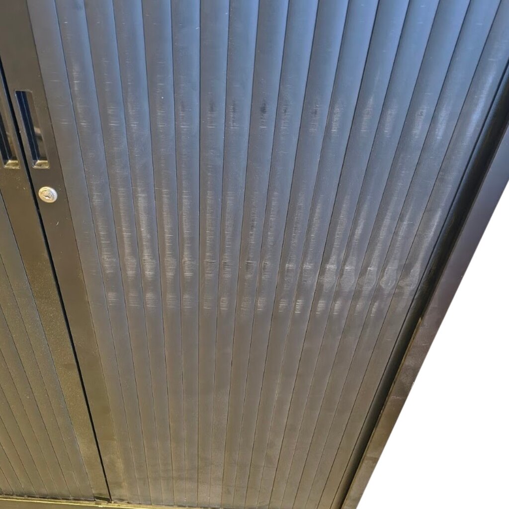 Roldeurkast Zwart H198xB120xD42 3LB1HF B-keus