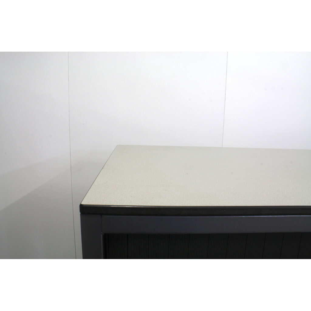 Ahrend Roldeurkast Antraciet Zwart Lichtgrijs 144 x 120 x 45