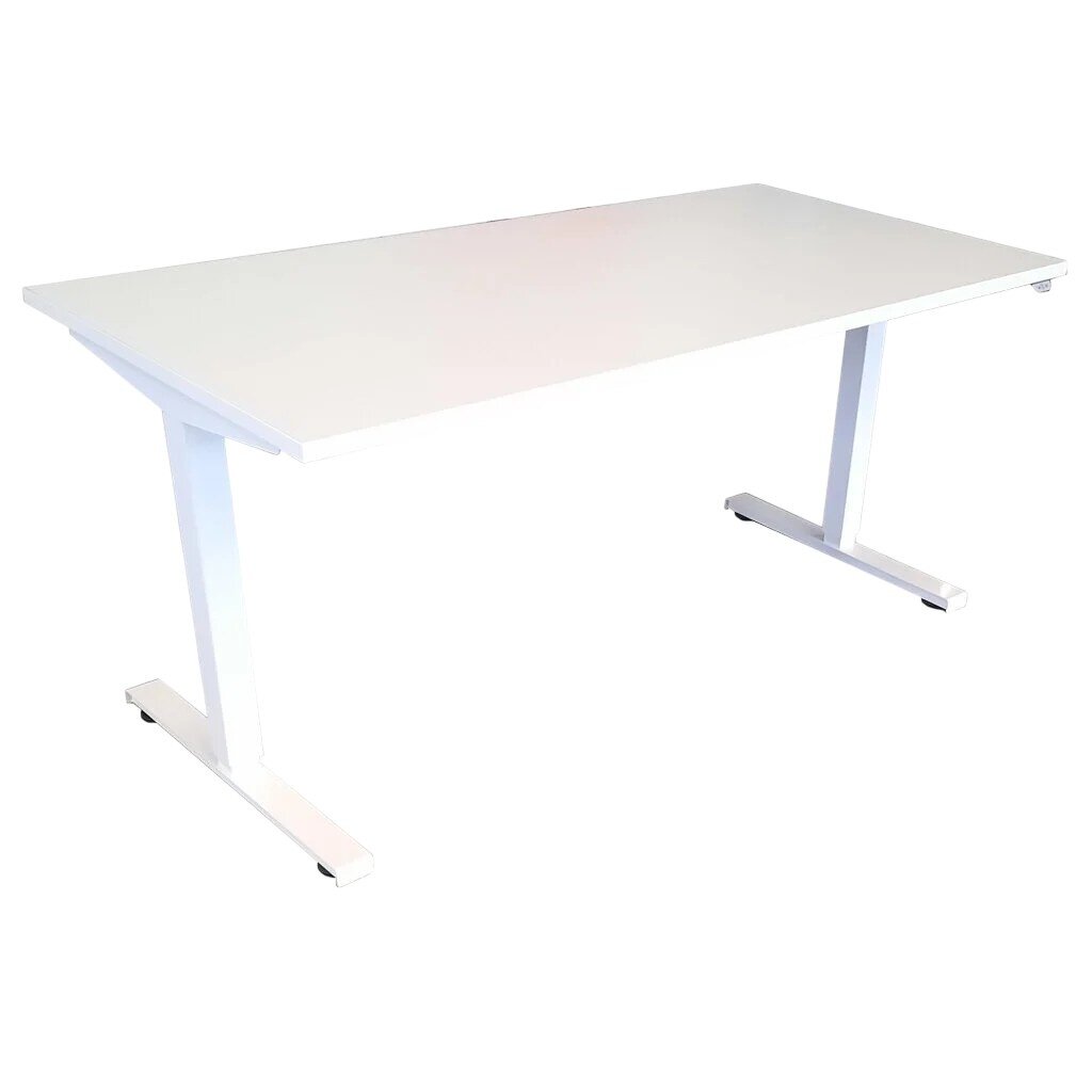 Elektrisch Zit Sta Bureau Wit Wit B160xD80 H120