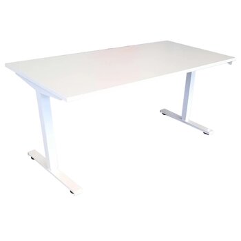 Elektrisch Zit Sta Bureau Wit Wit B160xD80 H120