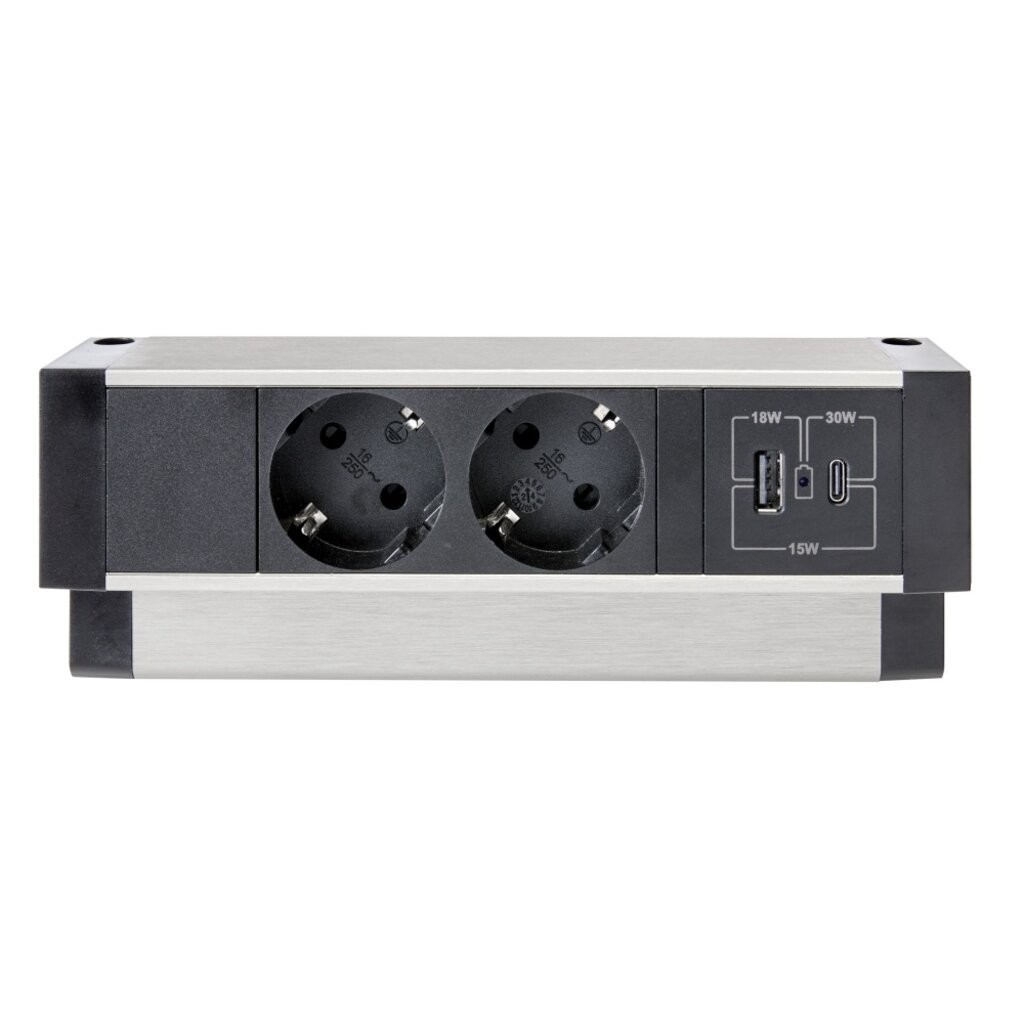 MN Opbouw Powerdock 2 x Stroom USB (A+C)