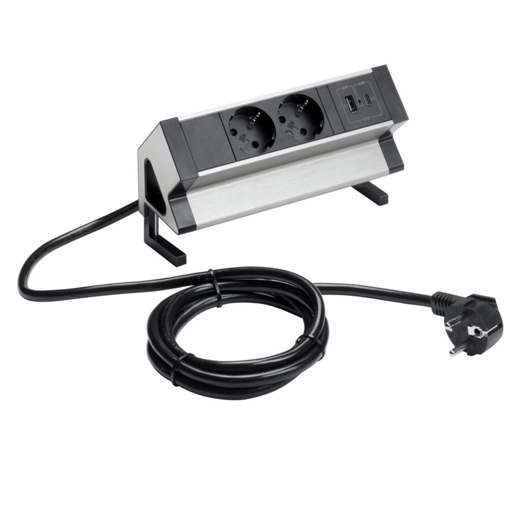 MN Opbouw Powerdock 2 x Stroom USB (A+C)