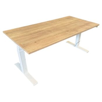 Elektrisch Zit Sta Bureau Wit Nieuw Blad H128