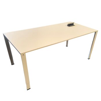 Ahrend Vierpoot Slingerbureau Wit Wit B180xD90