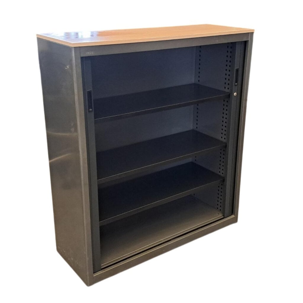 Vepa Roldeurkast Antraciet Zwart H140xB125xD45