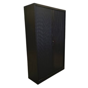 Roldeurkast Zwart 197 x 120 x 45