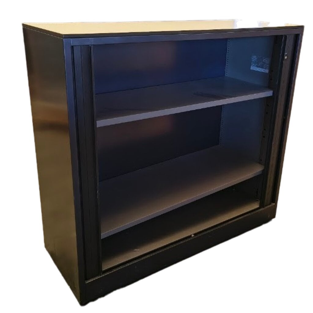 Ahrend Roldeurkast Donkerblauw Zwart Lichtgrijs 109 x 120 x 45