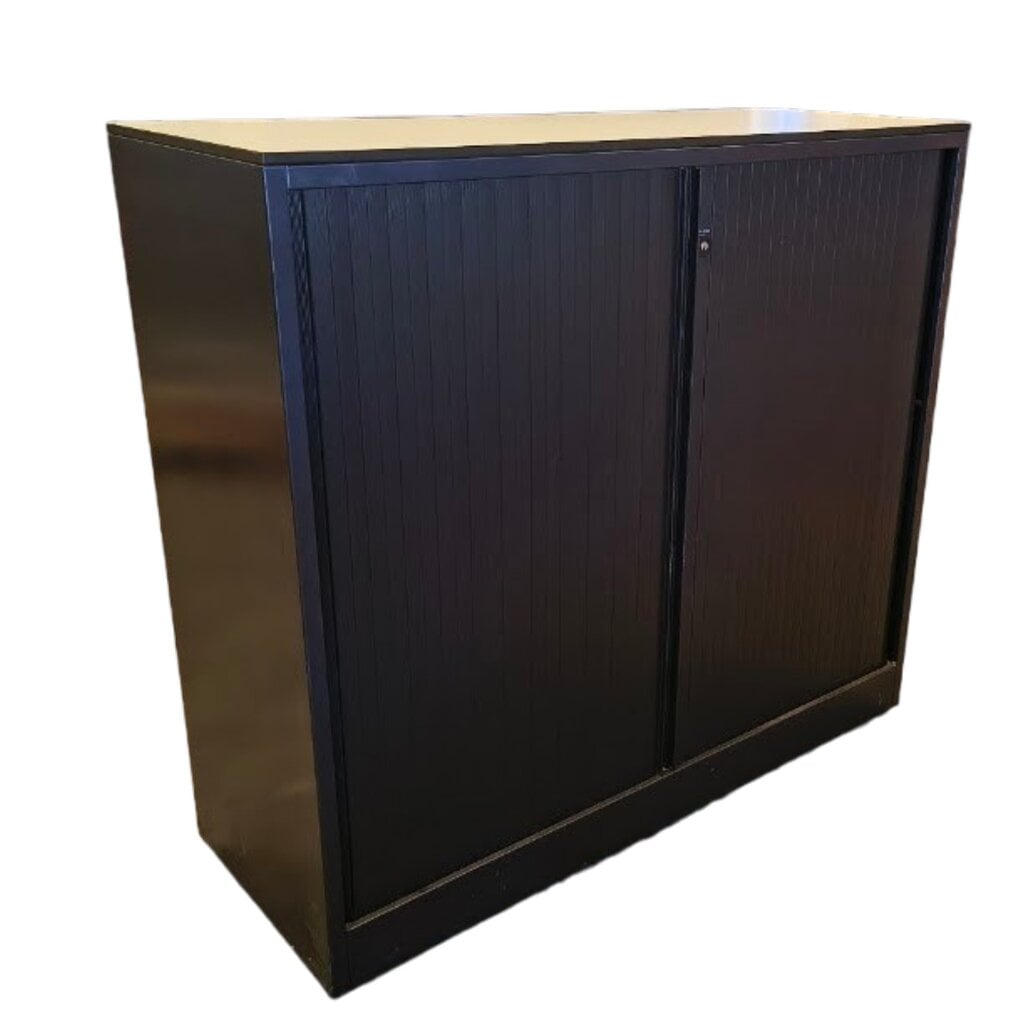 Ahrend Roldeurkast Donkerblauw Zwart Lichtgrijs 109 x 120 x 45