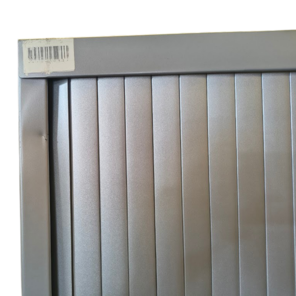 Roldeurkast Zilvergrijs H198 x B120 x D43 3LB B-keus