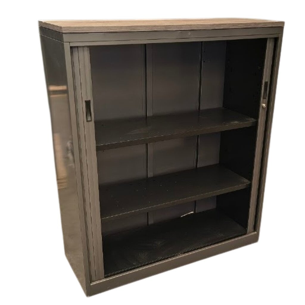Schaffenburg Roldeurkast Antraciet H139xB120xD45 Nieuw Topblad