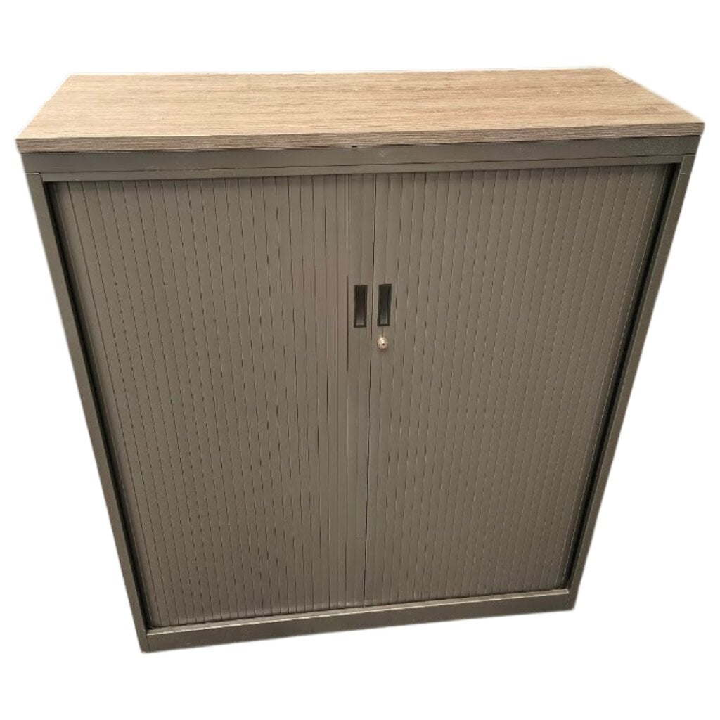 Schaffenburg Roldeurkast Antraciet H139xB120xD45 Nieuw Topblad