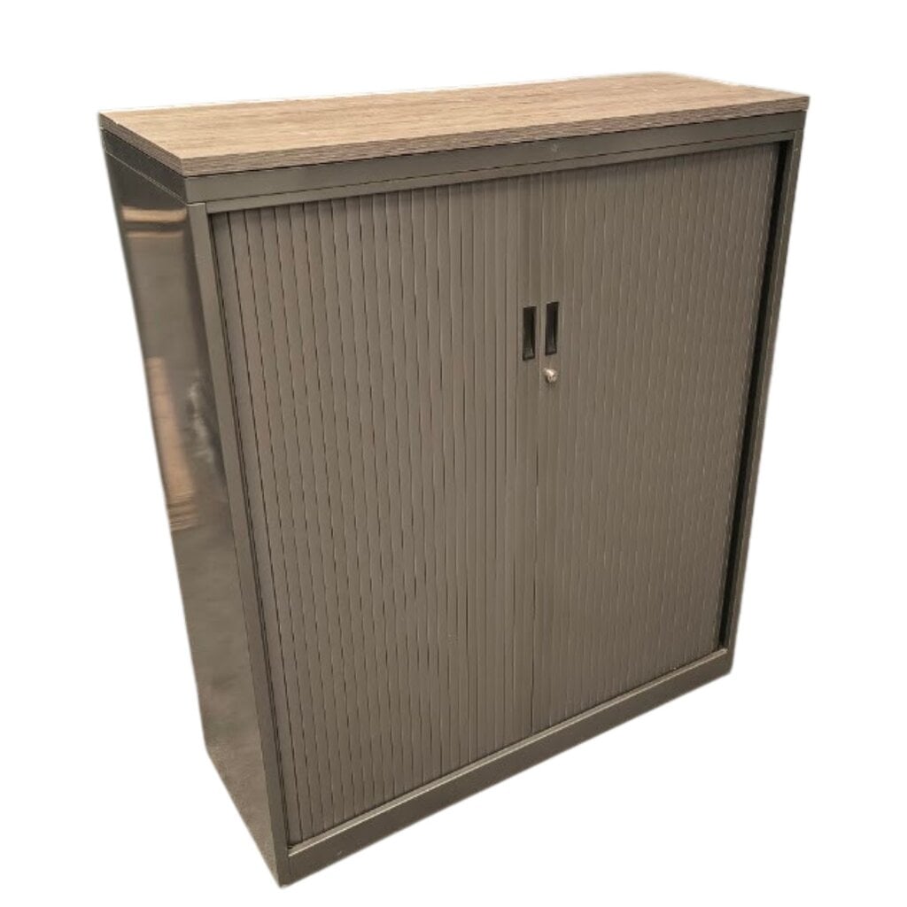 Schaffenburg Roldeurkast Antraciet H139xB120xD45 Nieuw Topblad