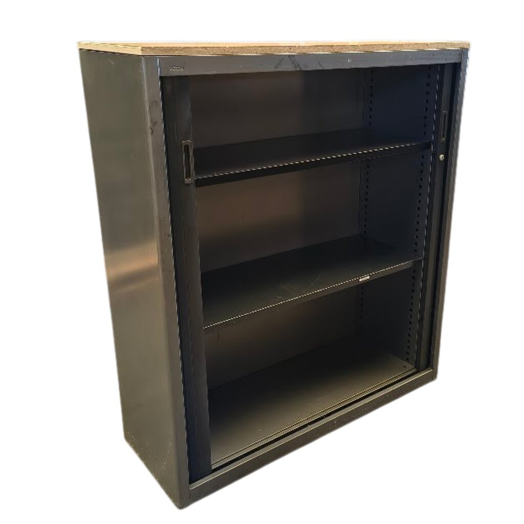Vepa Roldeurkast Antraciet Zwart H140xB125xD45 B-Keus Top