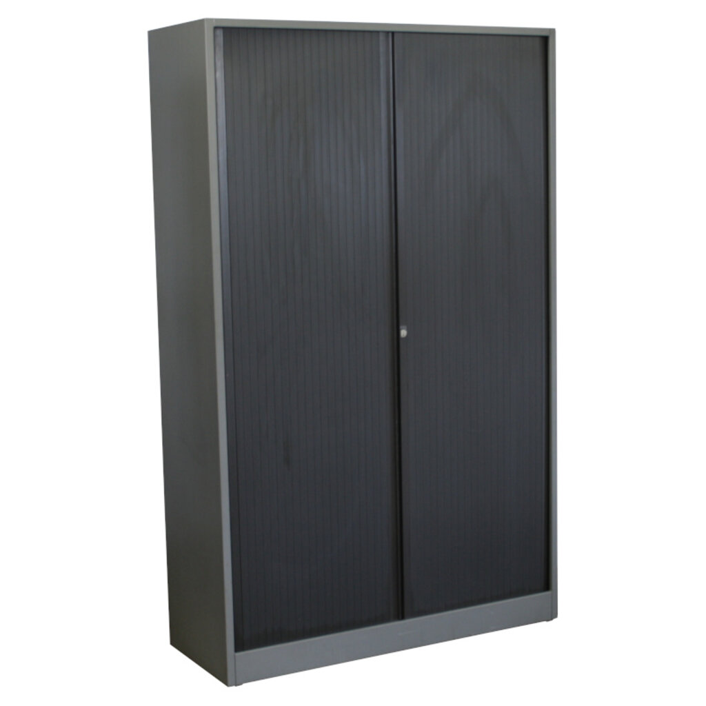 Ahrend Roldeurkast Antraciet Zwart 195 x 120 x 45 Glad