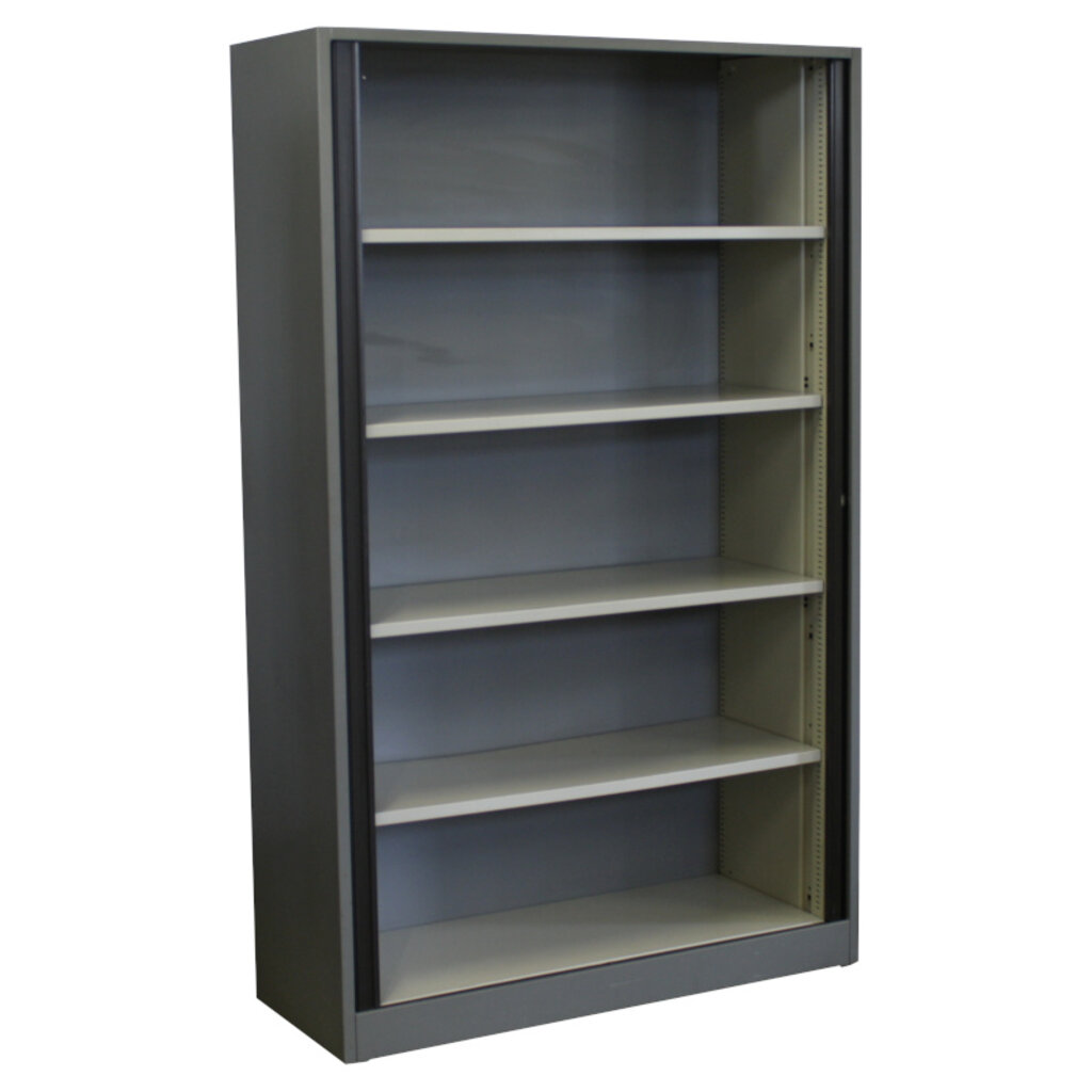 Ahrend Roldeurkast Antraciet Zwart 195 x 120 x 45 Glad  B-keus