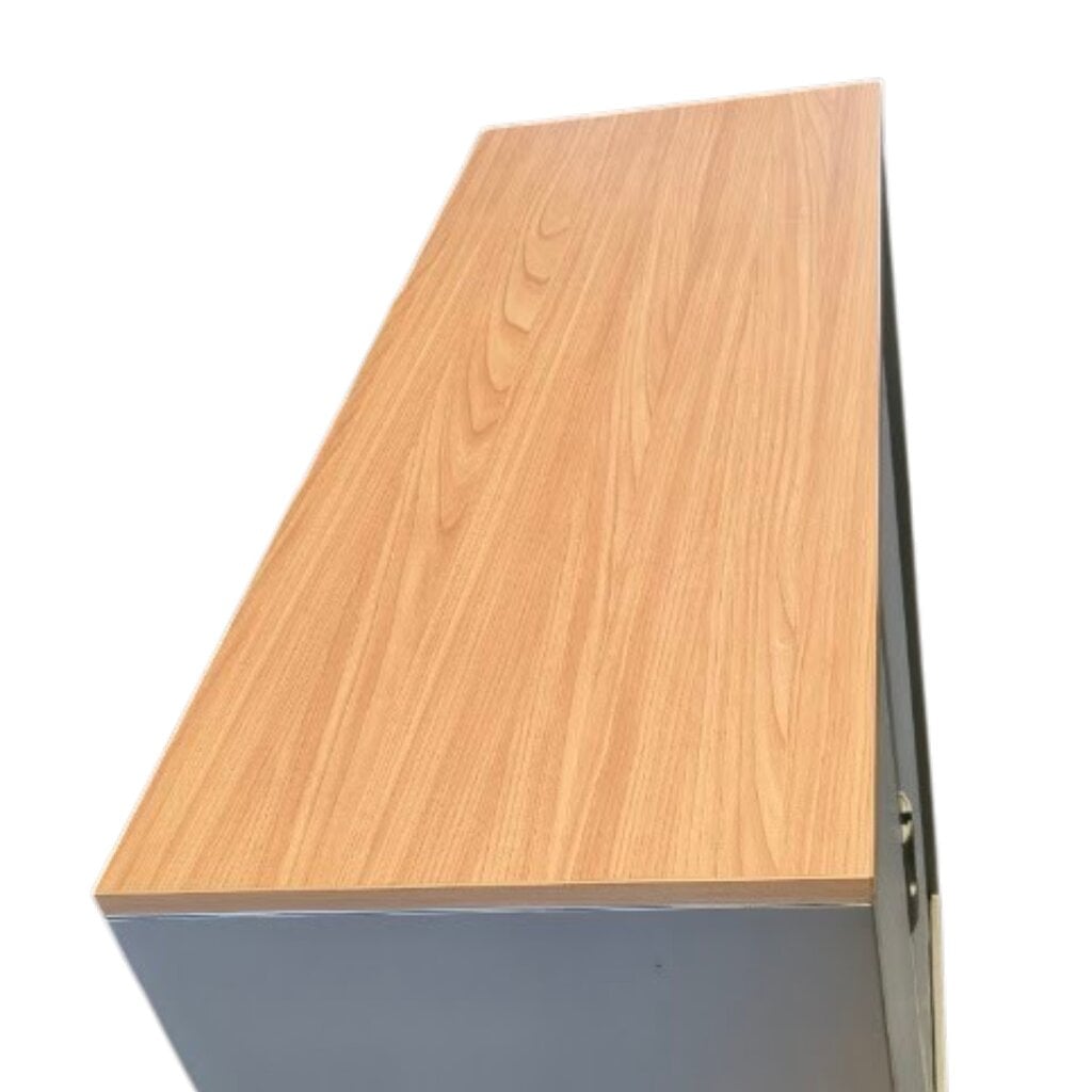 Roldeurkast Zilvergrijs Licht Havanna 137 x 120 x 46