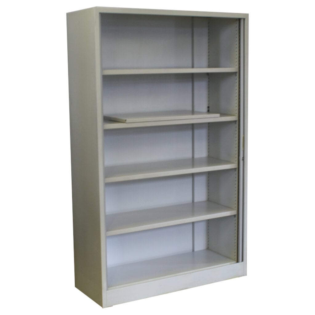 Roldeurkast Lichtgrijs Lichtgrijs 195 x 120 x 47 Mist Slot