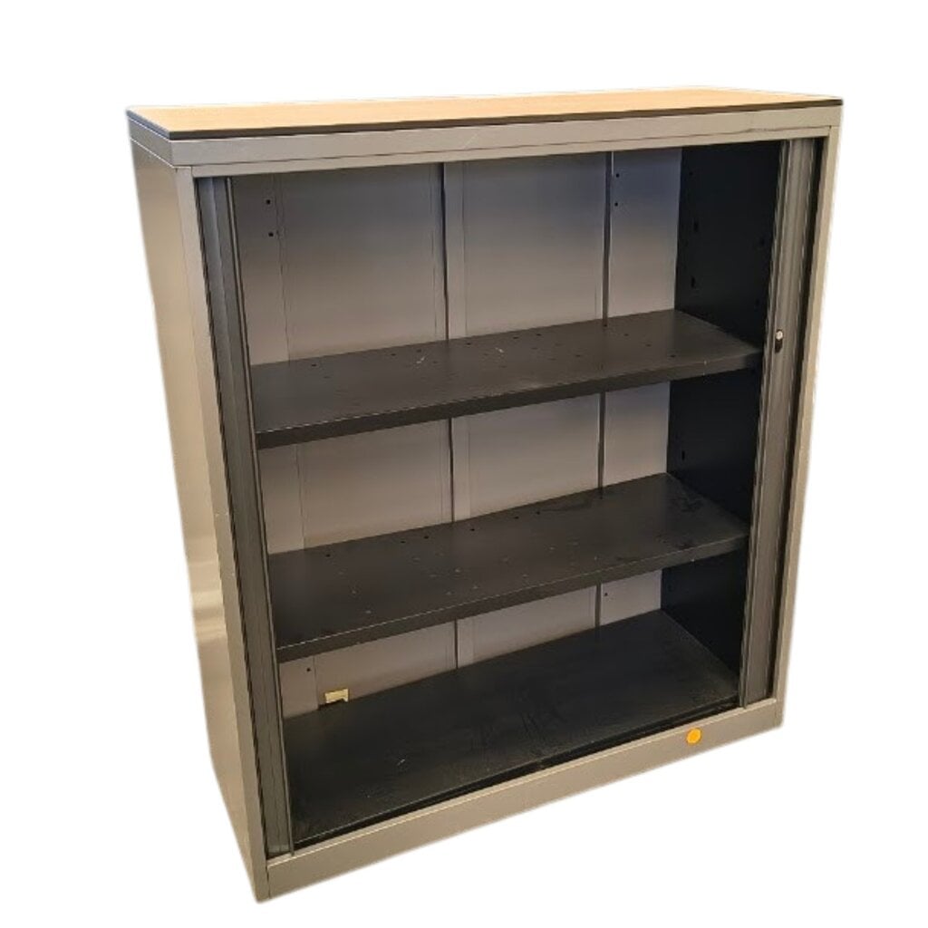 Drentea Roldeurkast Donkergrijs Antraciet Ahorn H138xB120xD45