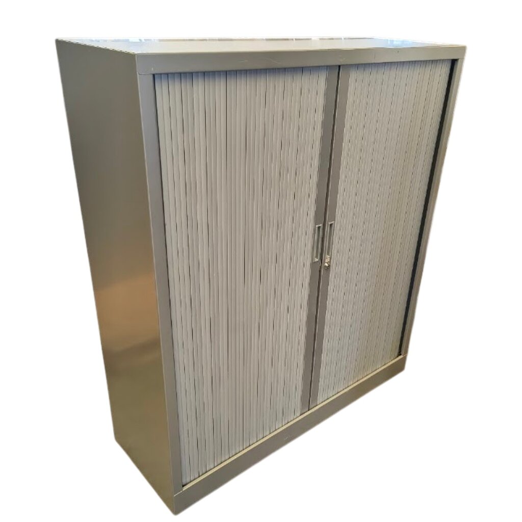 Roldeurkast Zilvergrijs 135 x 120 x 43