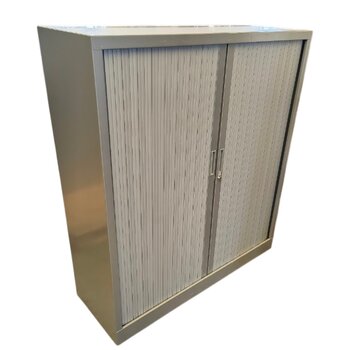 Roldeurkast Zilvergrijs 135 x 120 x 43