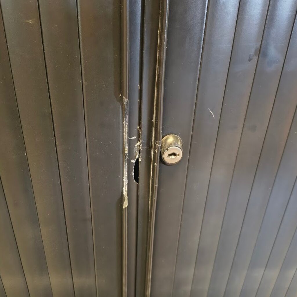 Ahrend Roldeurkast Zilvergrijs Zwart 195 x 120 x 45 B-Keus