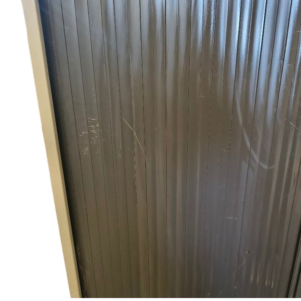 Ahrend Roldeurkast Zilvergrijs Zwart 195 x 120 x 45 B-Keus