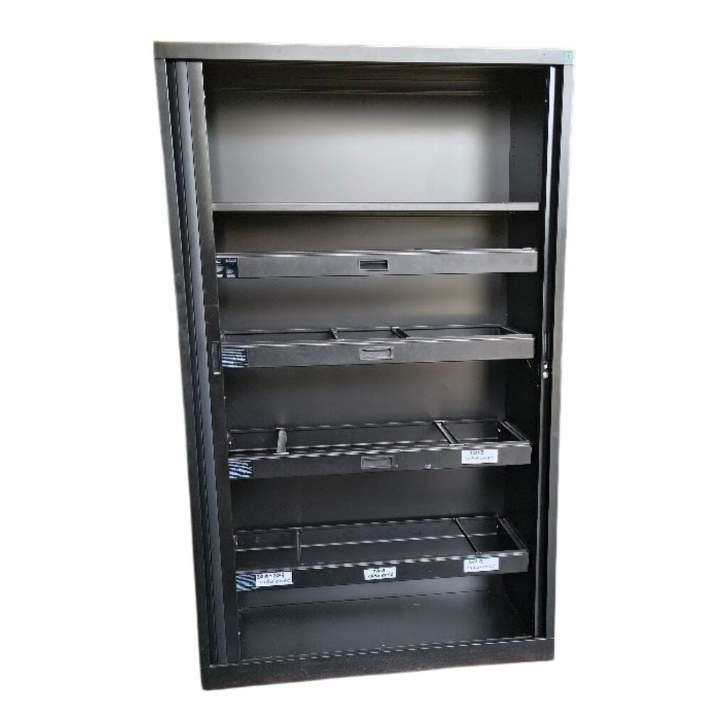 Roldeurkast Zwart H198xB120xD42 4HF1LB