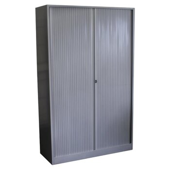 Ahrend Roldeurkast Zilvergrijs Stalen Deuren 195 x 120 x 45 B-keus