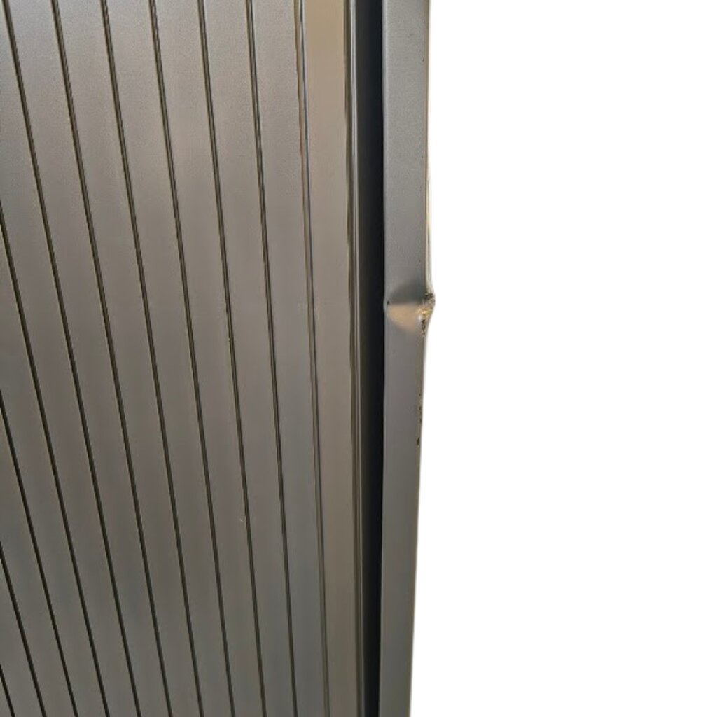 Ahrend Roldeurkast Zilvergrijs Stalen Deuren 195 x 120 x 45 B-keus