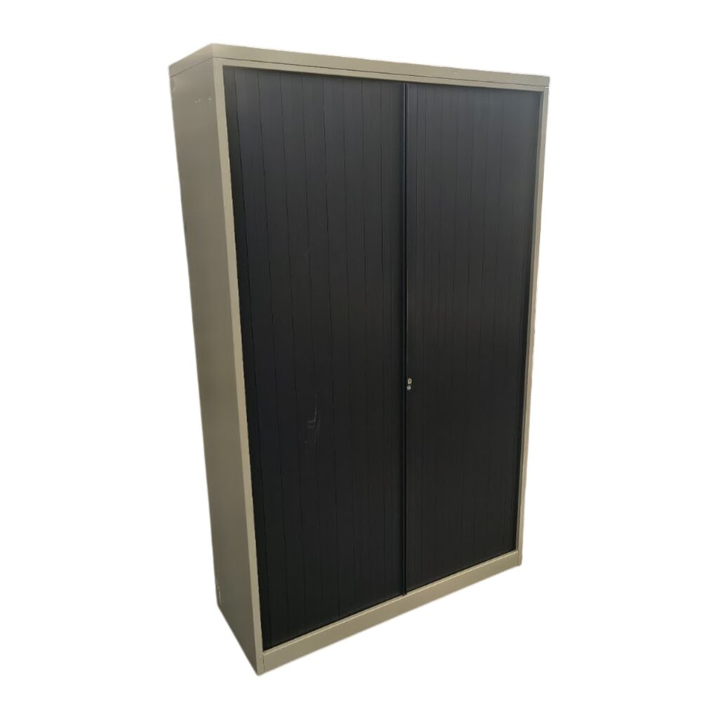 Drentea Roldeurkast Grijs Zwart Glad 197 x 120 x 45